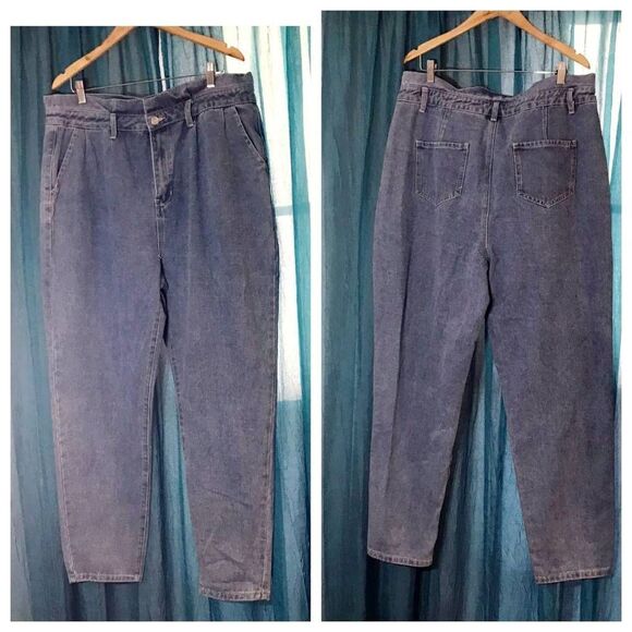 Missguided Riot High-Rise Mom Jeans Size 12 - Picture 1 of 8